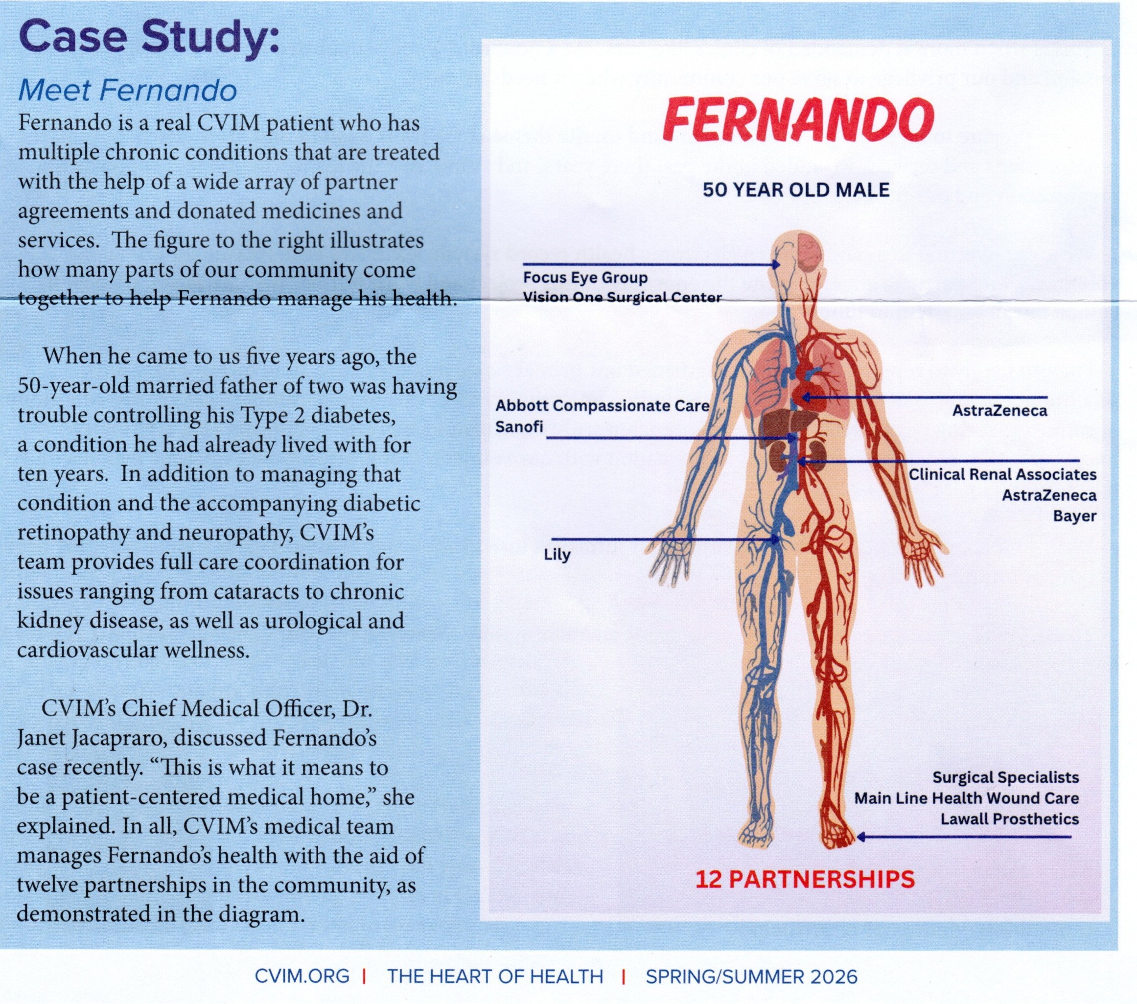 Community Volunteers in Medicine April 2025 newsletter excerpt